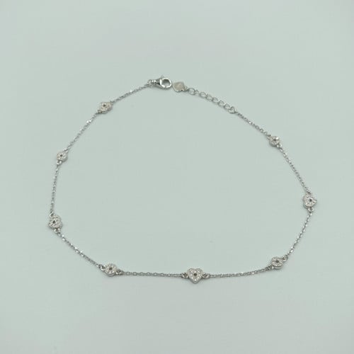 خلخال فضة صافي