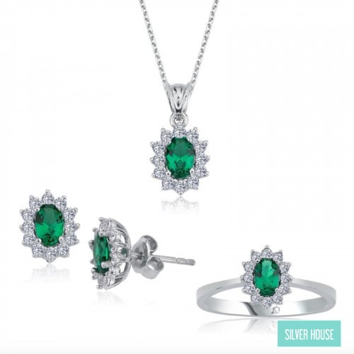 طقم ناعم فضة صافي عيار 925