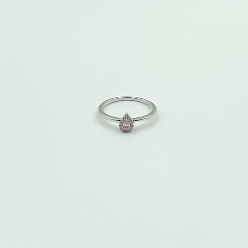 خاتم نسائي أحجار ملونة فضة صافي عيار 925 مطلي ذهب