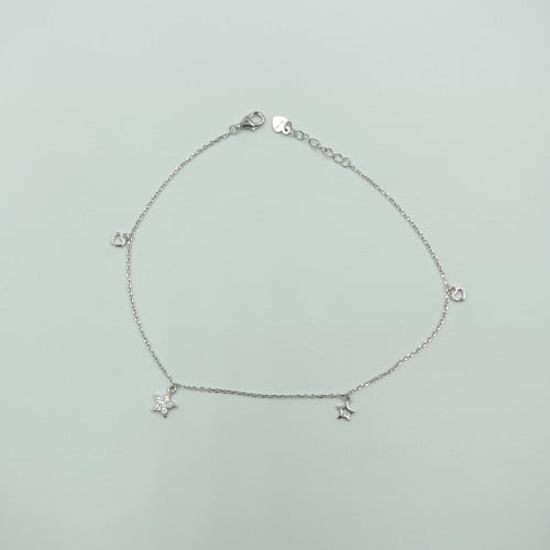 خلخال فضة صافي عيار 925