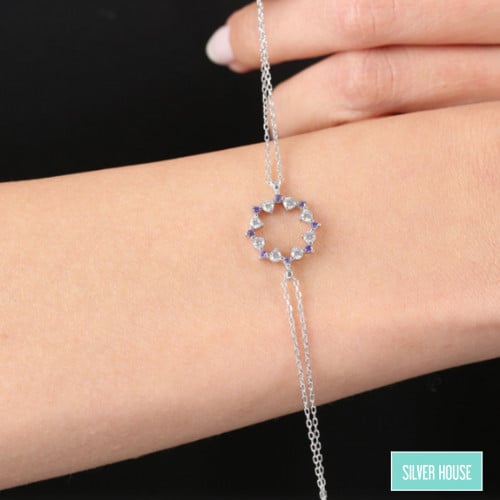 أسواره  ناعمة  فضة صافي عيار 925