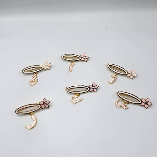 مشبك أطفال بالحرف فضة صافي عيار 925