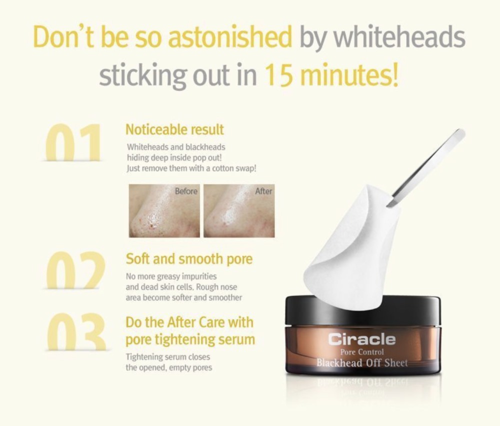 Ciracle Blackhead Off Sheet LARGE