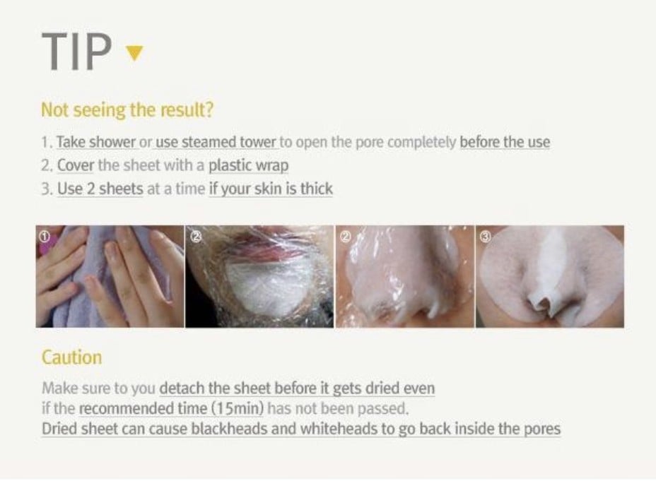 Ciracle Blackhead Off Sheet LARGE