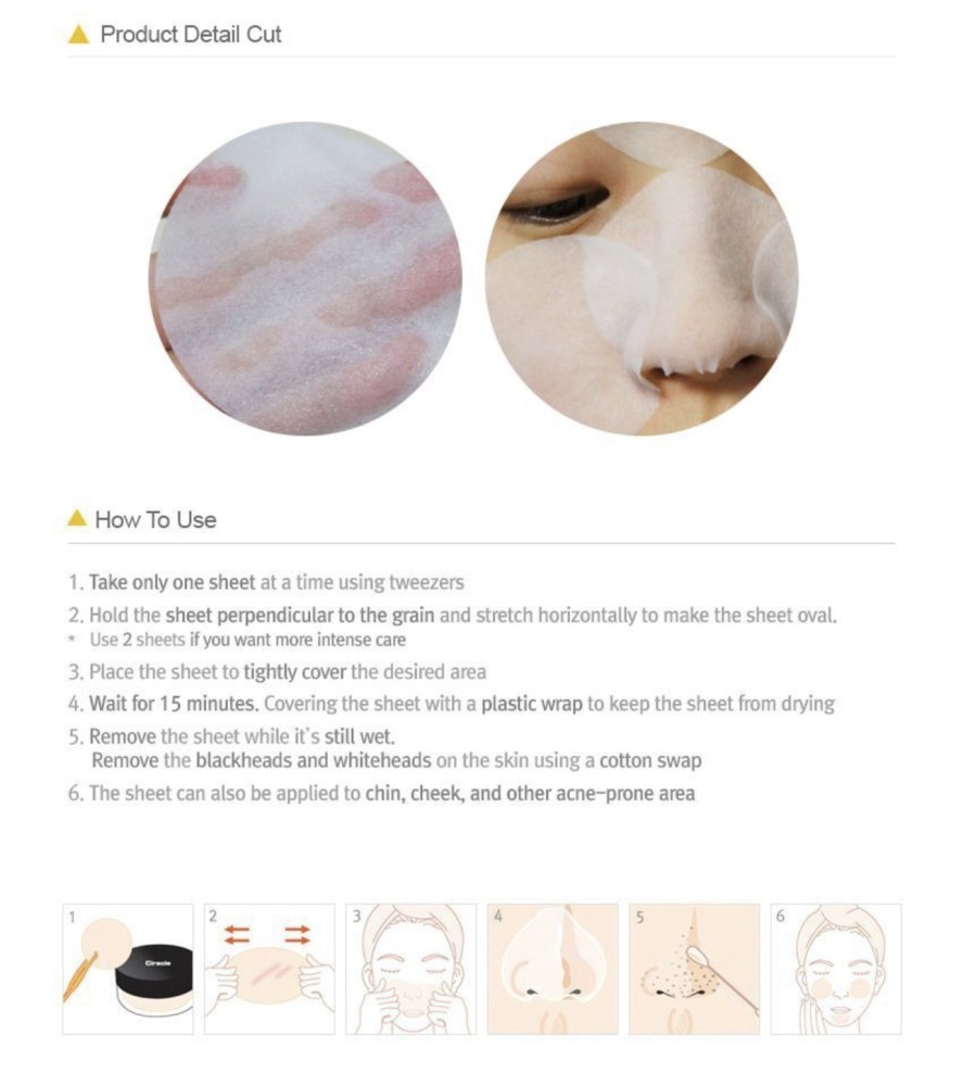 Ciracle Blackhead Off Sheet LARGE