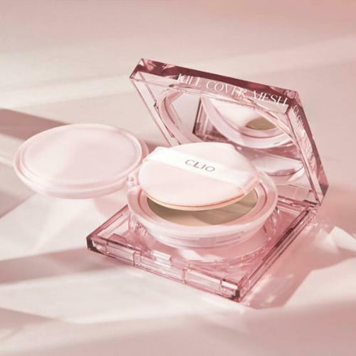 Clio kill cover mesh glow cushion set فاونديشن بتأ...