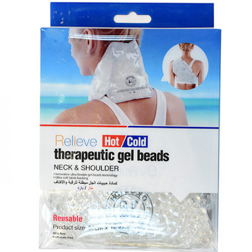 كمادة جيل حبيبات لمنطقة الرقبة والأكتاف حار/بارد