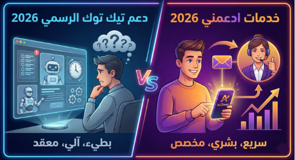دعم تيك توك 2026