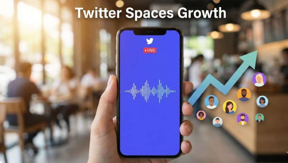 زيادة مستمعين مساحات تويتر (Spaces)