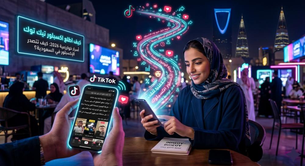 كيف اطلع اكسبلور تيك توك