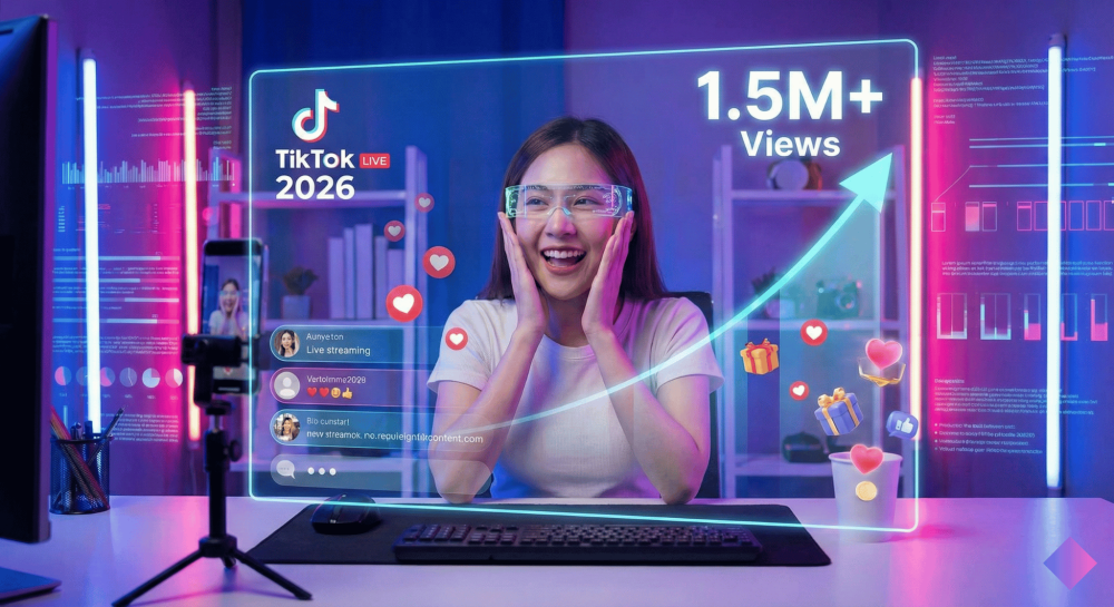 زيادة مشاهدات لايف تيك توك 2026