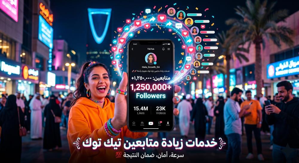 خدمات زيادة متابعين تيك توك