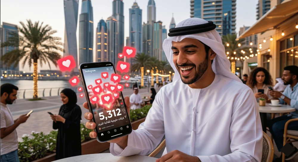 اريد انشاء صورة عن : رشق 5000 لايك انستقرام خليجي