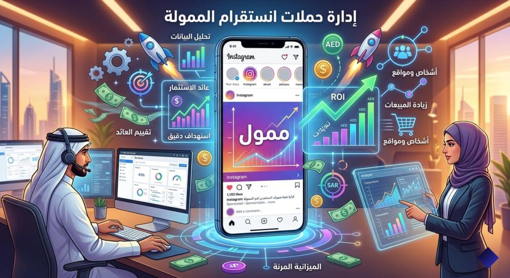 إدارة حملات انستقرام الممولة لمضاعفة مبيعات متجرك (أسرار 2026)