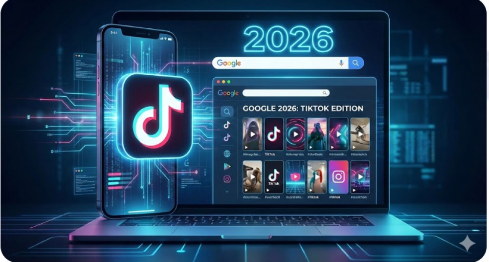 تيك توك جوجل 2026