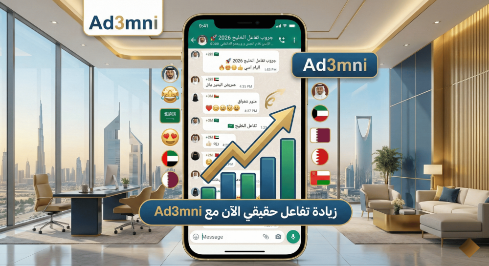 تزويد تفاعل جروبات واتساب خليجية