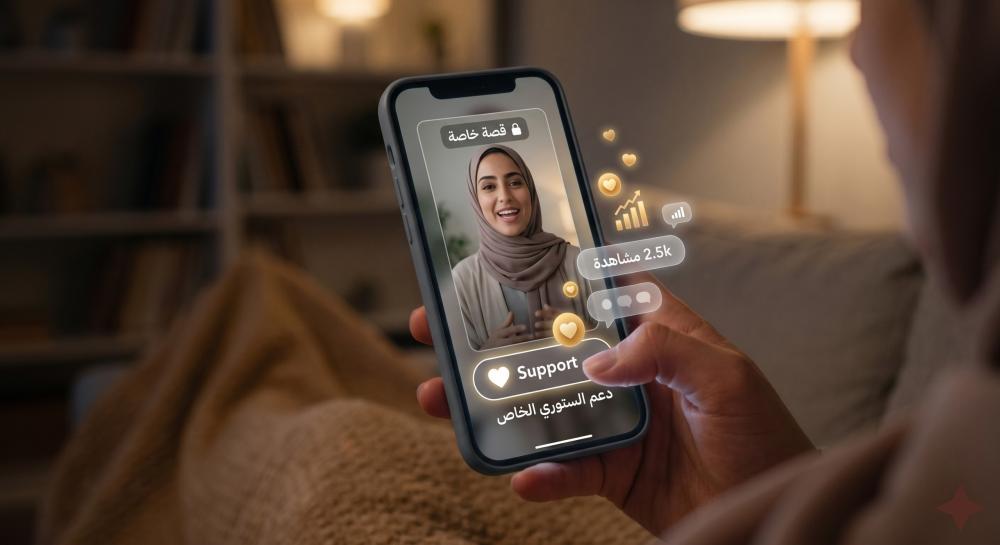 دعم ستوري سناب شات خاص