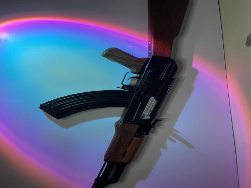 رشاش خرز مائي ak47 خشبي