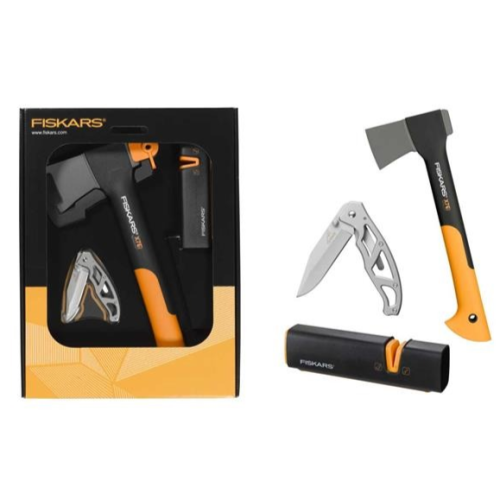 مجموعة Fiskars Set X7 , GKnife, Sharpener