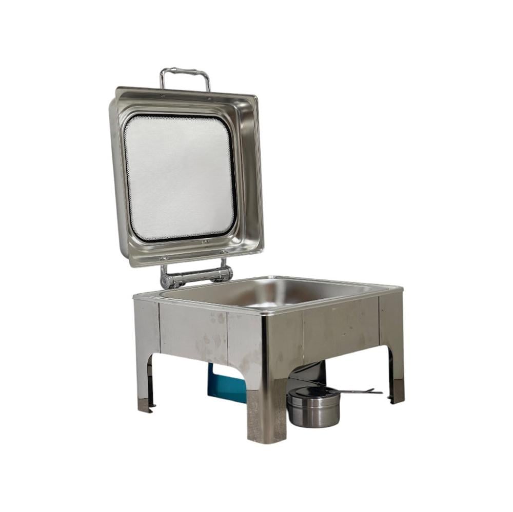 سخان مربع بوفيه هيدروليك فضي 6 لتر