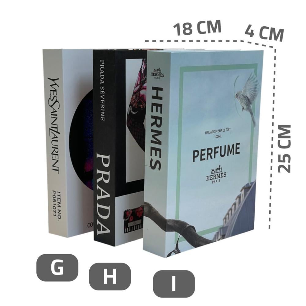 ديكور كتب G H I