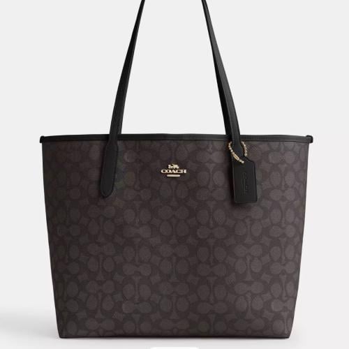 City Tote In Signature Canvas