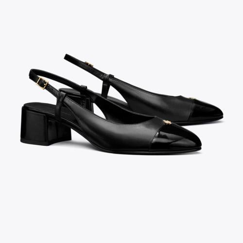 CAP-TOE SLINGBACK PUMP