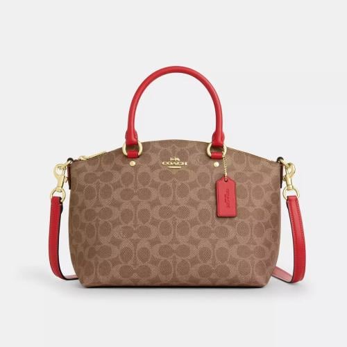 Sadie Satchel Bag In Signature Canvas