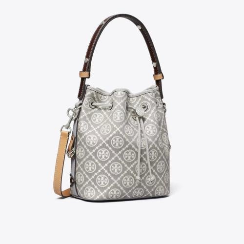 T MONOGRAM UTILITY BUCKET BAG