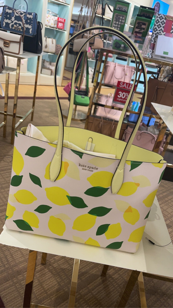 All Day Lemon Toss Large Tote