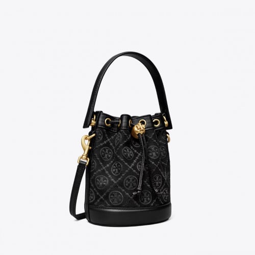 MINI T MONOGRAM BUCKET BAG