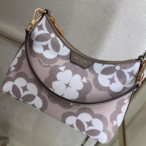 Kate Spade Spade Flower Monogram Reece Small Shoulder Bag Crossbody