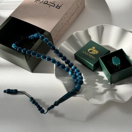 طقم خاتم فضه وسبحه