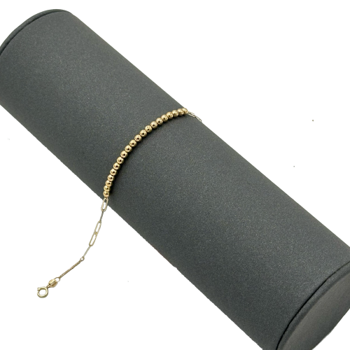 سوارة ذهب صافي عيار 18 الوزن :0.6g