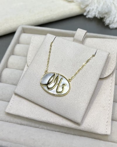 عقد ذهب عيار 18 (حسب طلب العميل) الوزن:1.8g