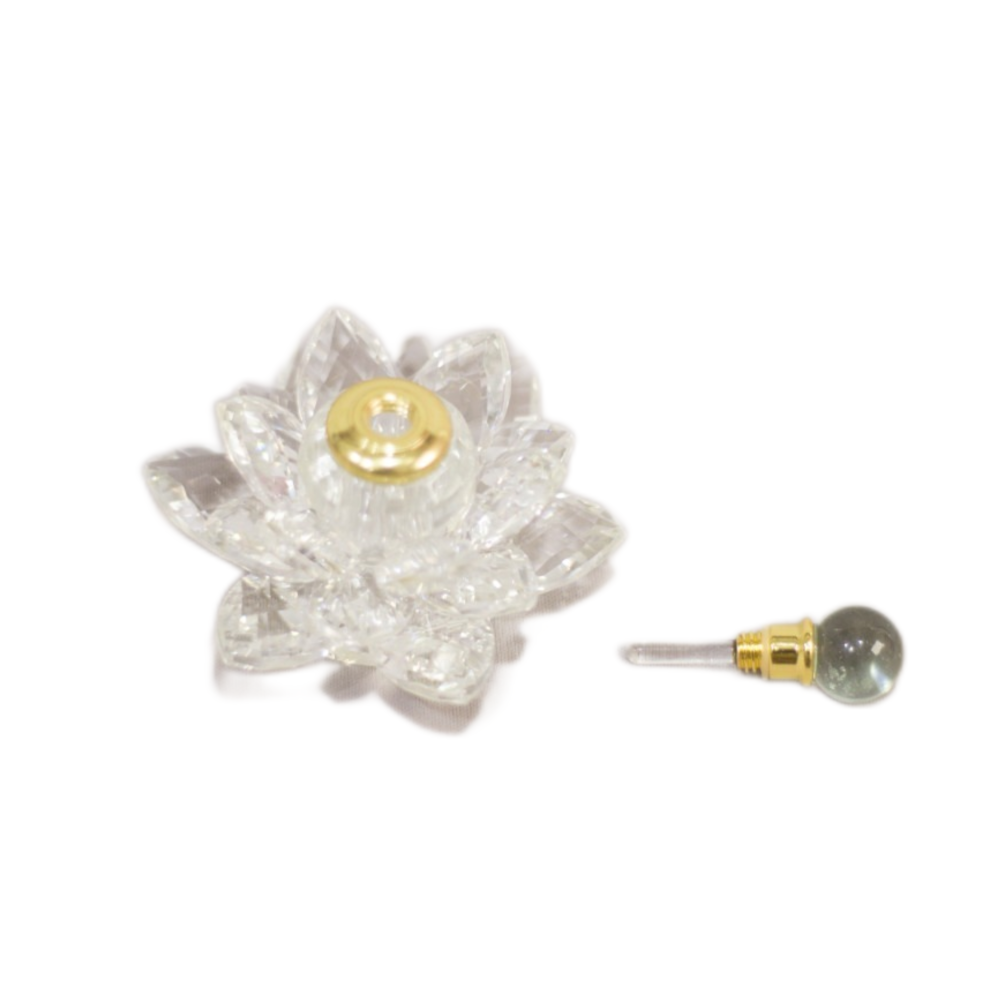 تولة كرستال شكل وردة