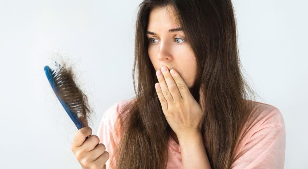 To care for falling hair