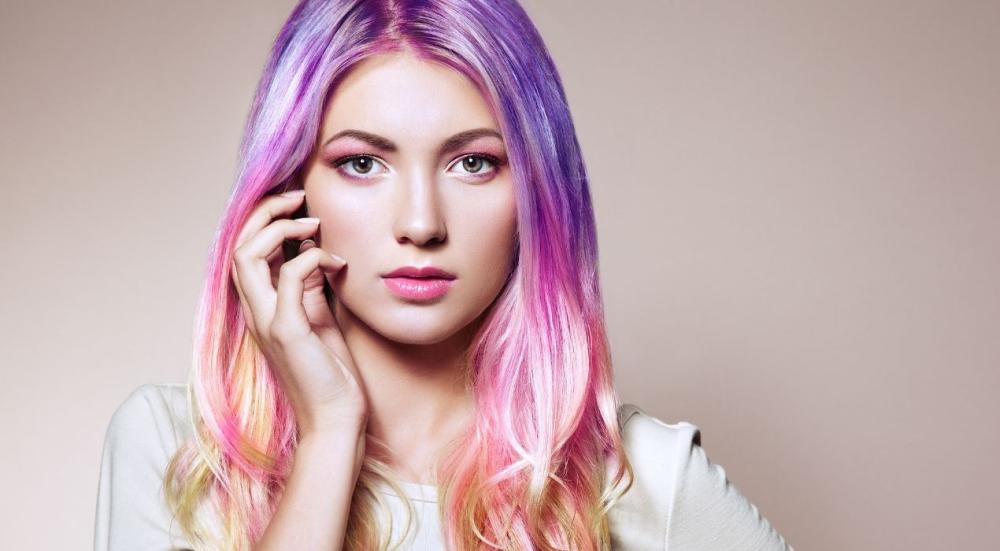 Dyed hair