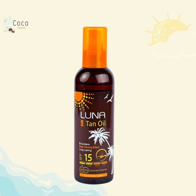 زيت تشميس زيت تان لونا luna tan oil