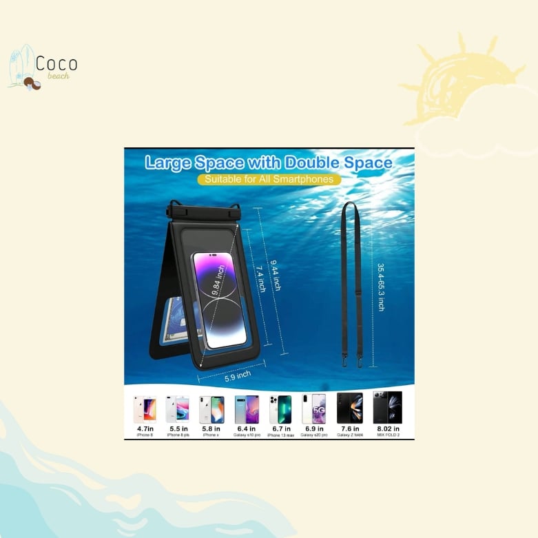 كفر جوال تصوير تحت الماء كڤر  حامي من الماء mobile cover undr water