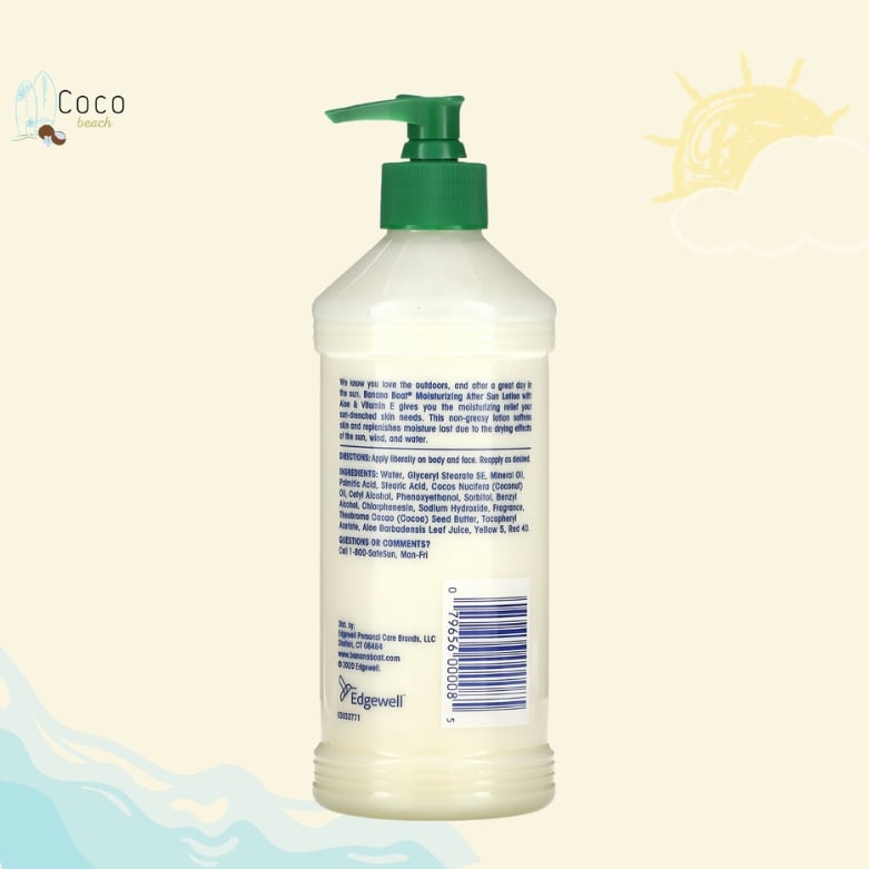 بعد التشميس افتر صن افتر سن مرطب لوشن كريم بنانا بوت banana boat after