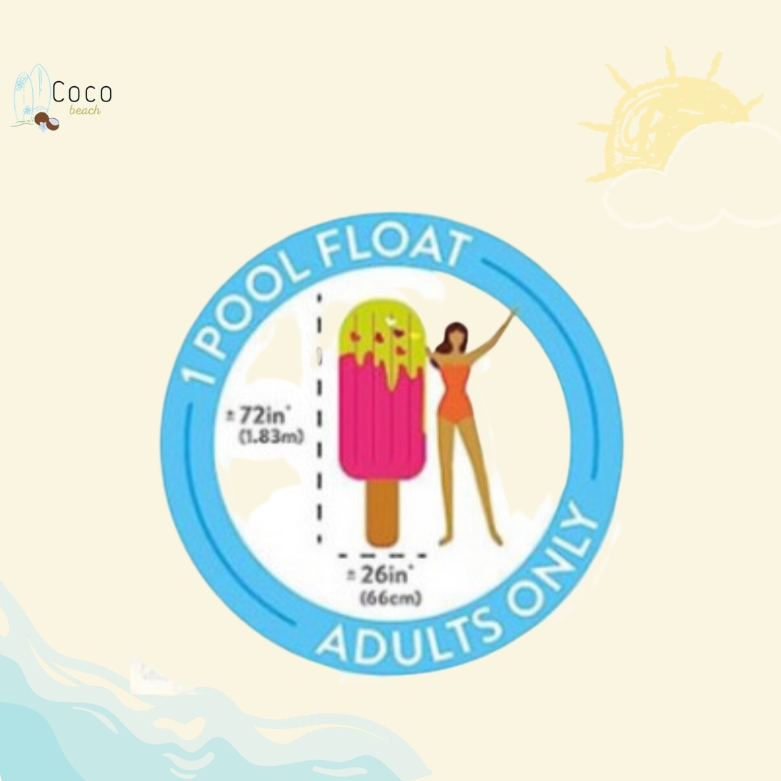 عوامه كبيرة ايسكريم انتكس intex العاب بحر مسبح