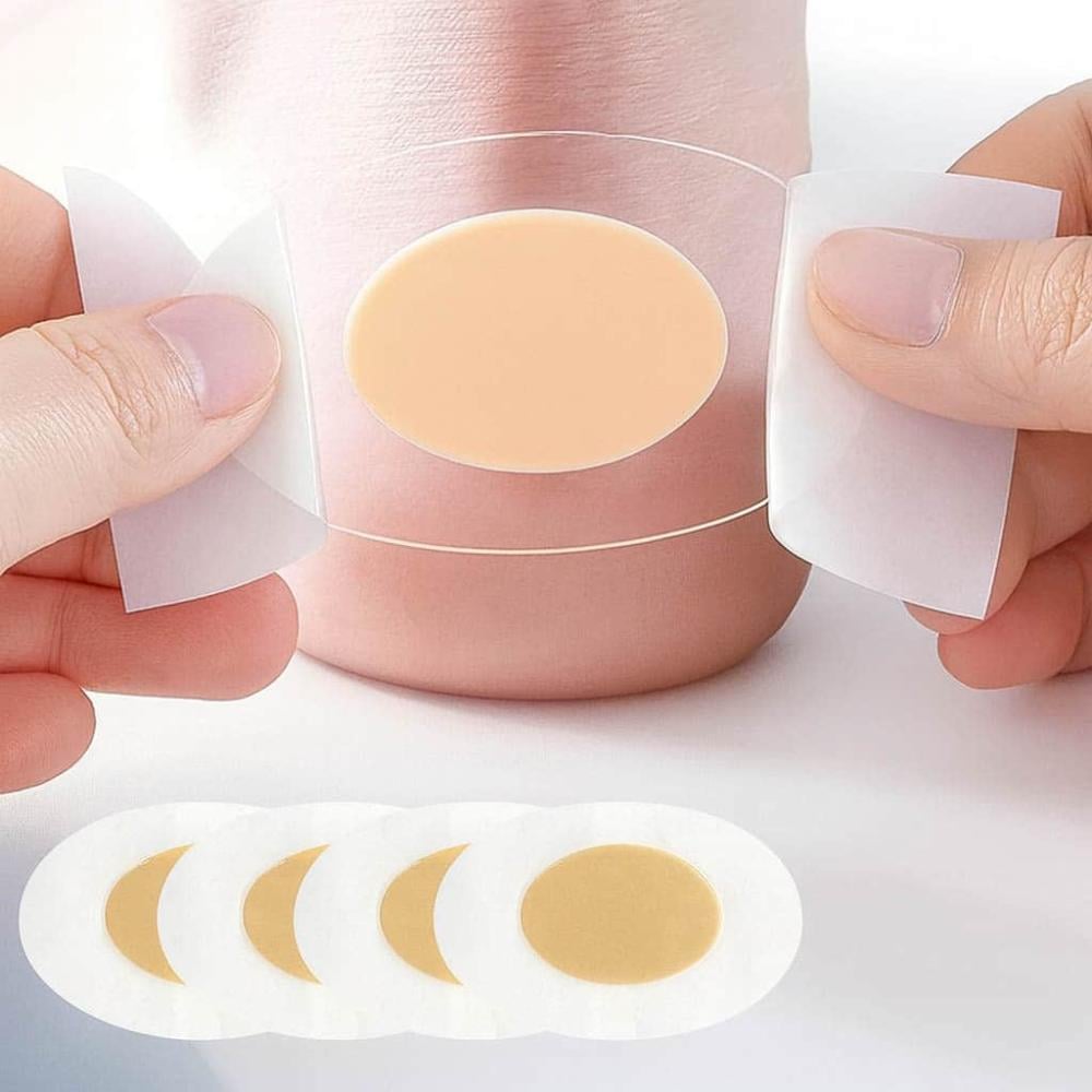 لاصق كعب القدم شفاف مريح يمنع التقرحات والاحتكاك المؤلم