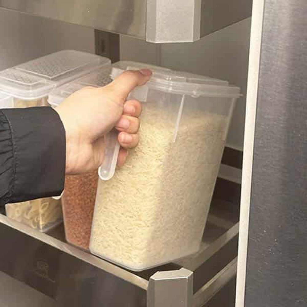 منظم بقوليات يساعد على تنظيم المكونات الغذائية في الخزائن