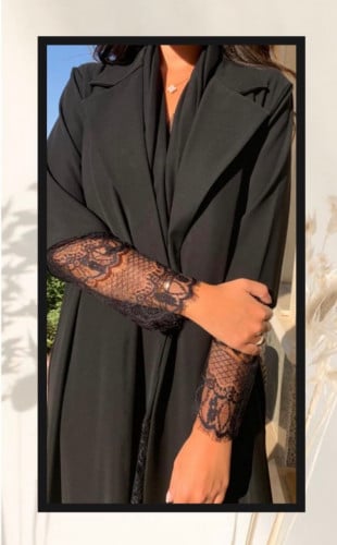 Lace abaya