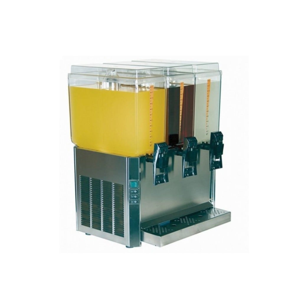 مكينة تبريد ( المشروبات - خلطات - حليب ) ثلاث احواض دوار سعة 12 ليتر من GRAZIE