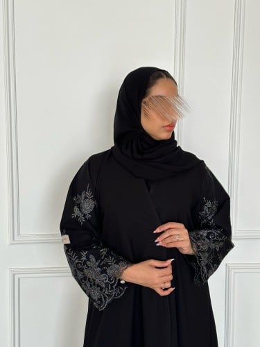 عباية كلوش، دانتيل اسود أو فضي NOSH 15