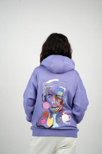 هودي بنفسجي Purple hoodie