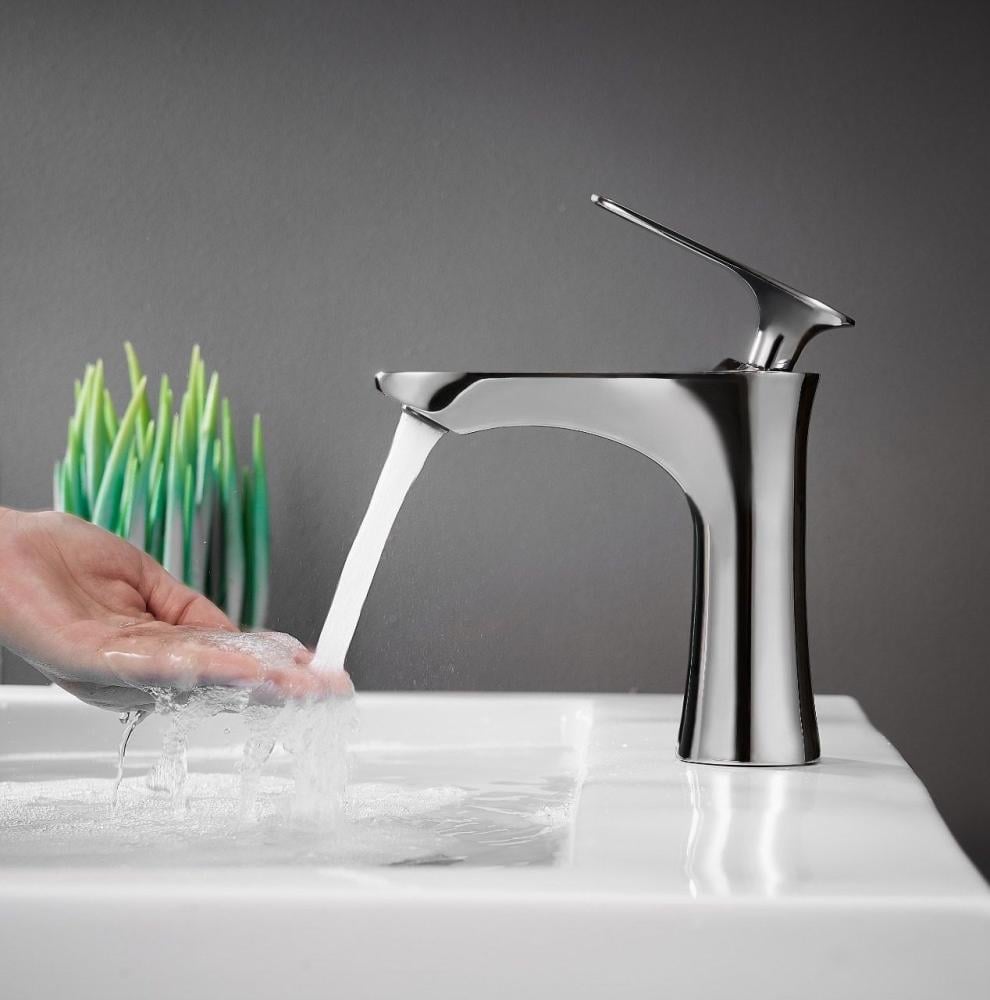 خلاط مغسلة كروم