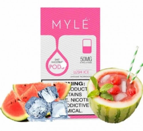 بودات مايلي ماجناتيك بطيخ بارد لوش ايس الاصدار الرابع MYLE MAGNETIC Pod LUSH ICE V4